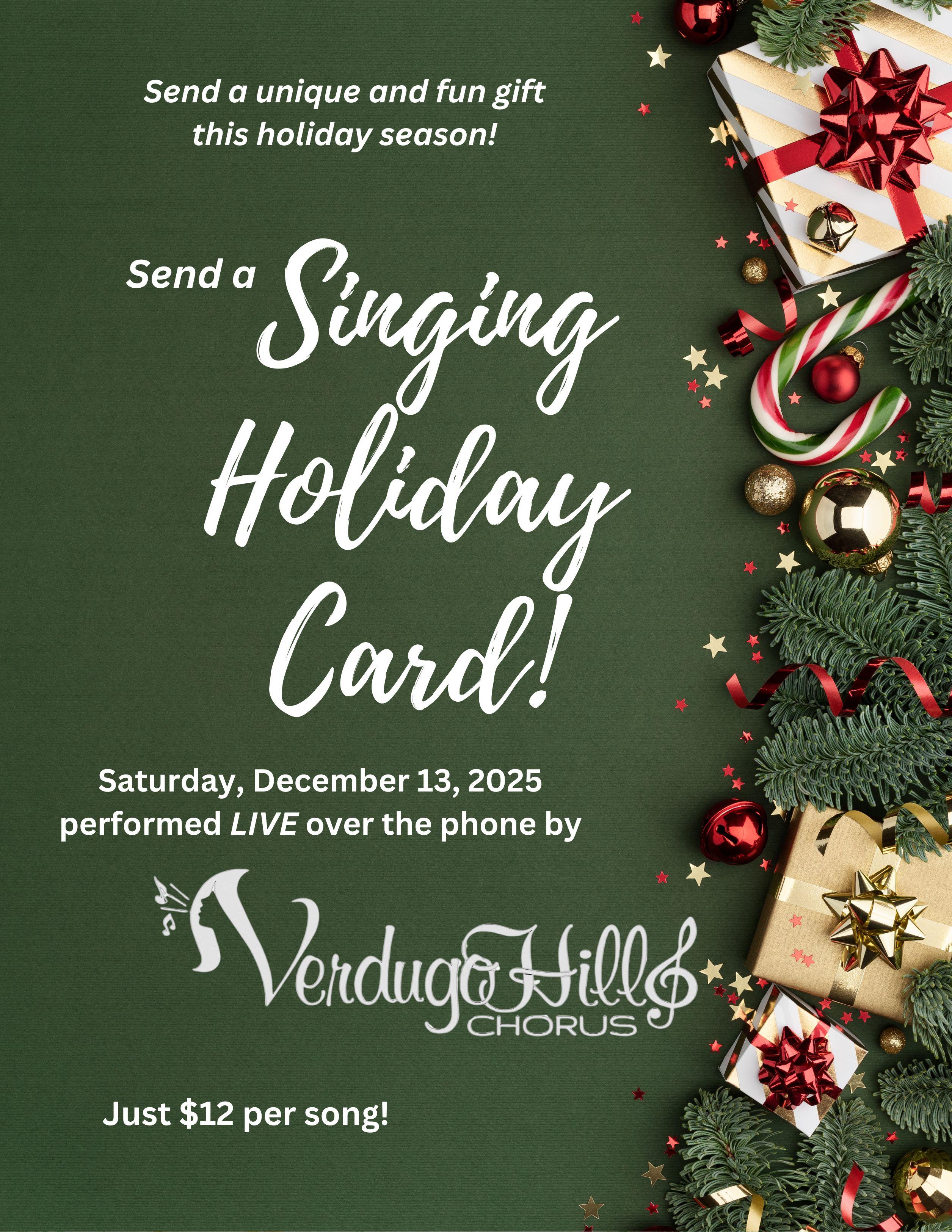Send a Singing Holiday Card
