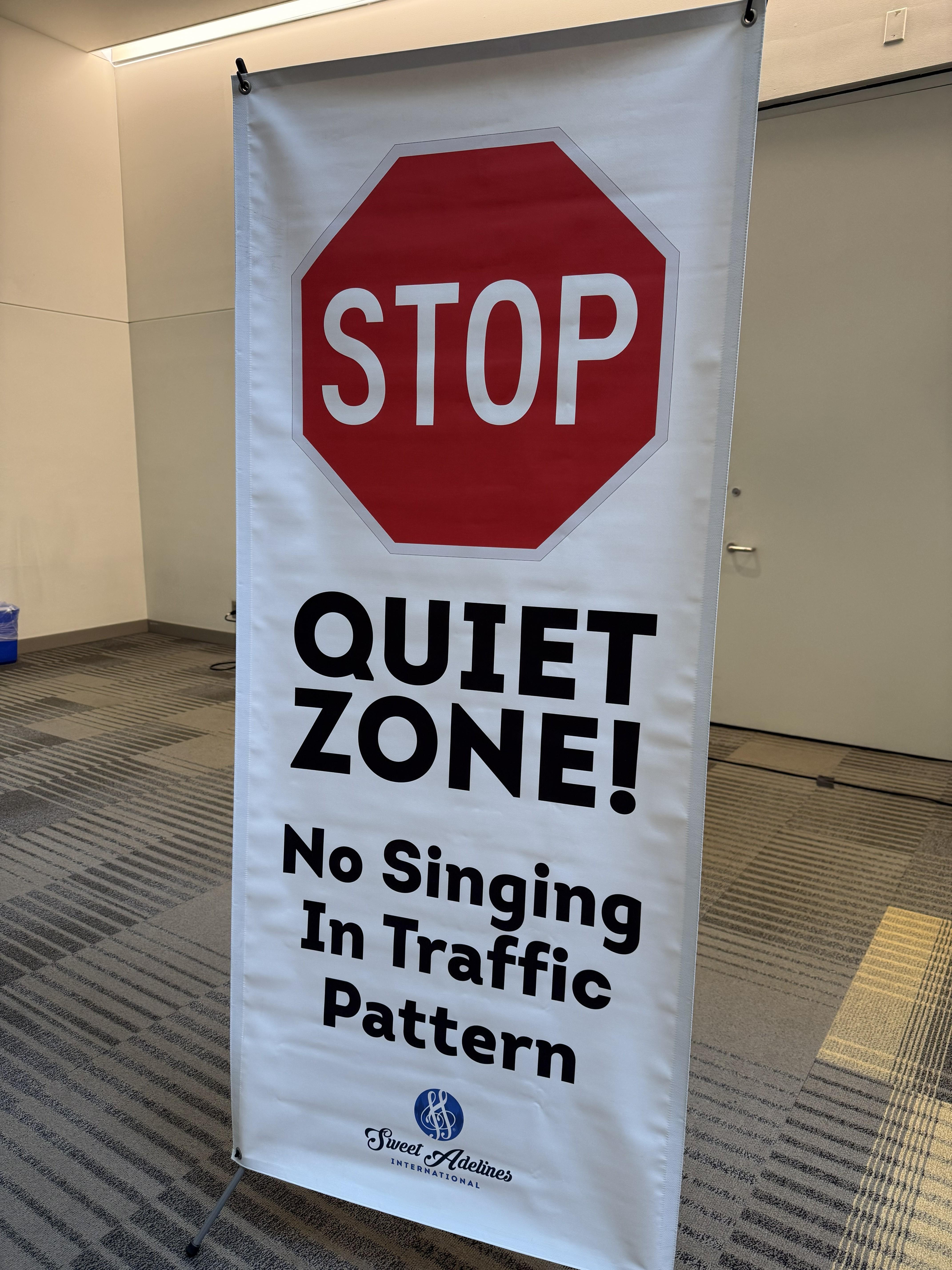 No Singing in the Pattern!